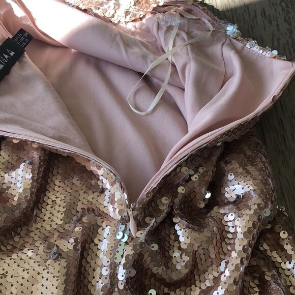 NaaNaa strapless sequin midi dress - US 2 - Picture 6 of 13